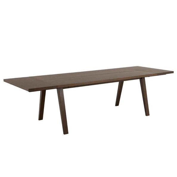 Lafayette Wooden Extending Dining Table - Smoked Oak