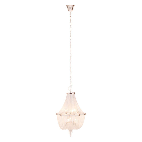 Larisa 6 Bulbs Pendant Light In Chrome