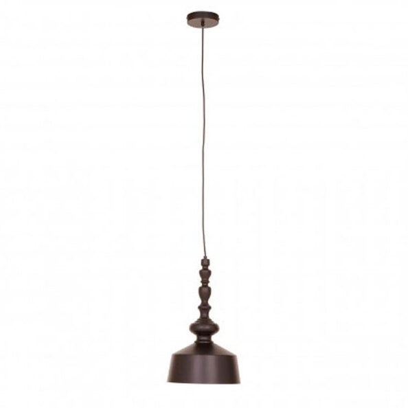 Lena Iron Pendant Light In Matte Black