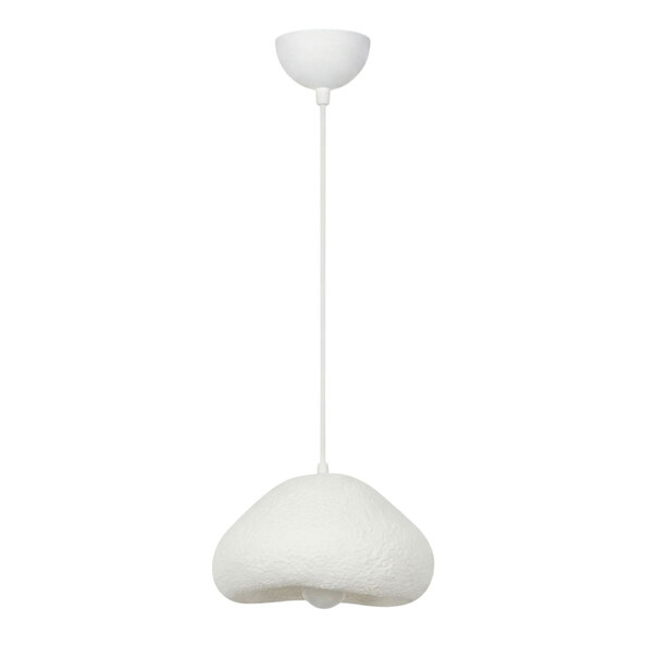 Lora Small Metal Ceiling Pendant Light in White