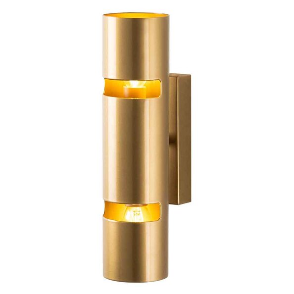 Luxora Metal Wall Lamp in Gold