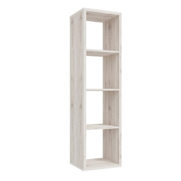 Mabon Wooden Bookcase With 3 Shelves In Sand Oak
