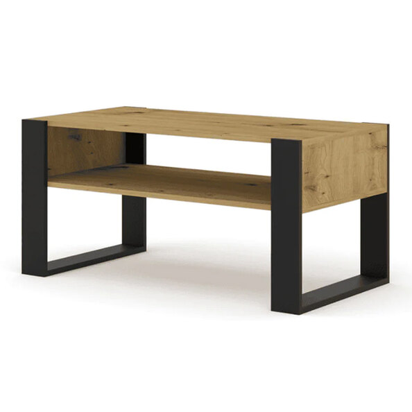 Macon Wooden Coffee Table Rectangular In Artisan Oak