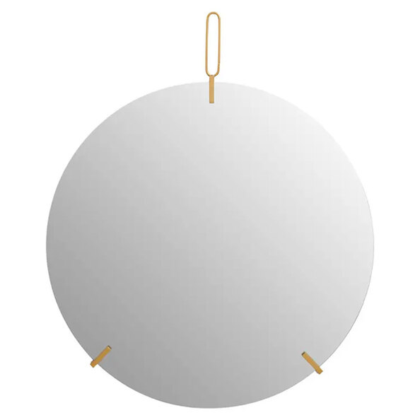 Mainz Wall Mirror With Gold Hanging Loop