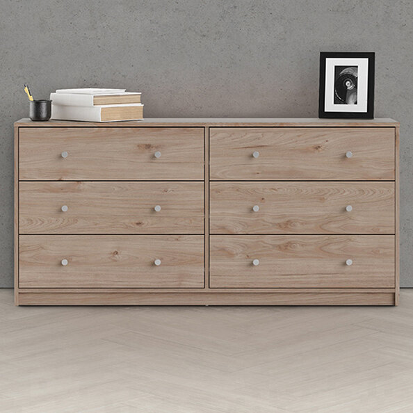 Maiton Wooden Chest Of 6 Drawers In Oak