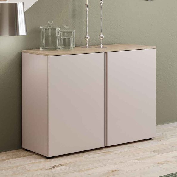 Malvern Wooden Sideboard with 2 Doors in Cashmere
