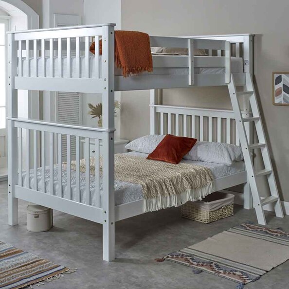 Marfa Wooden Bunk Bed In White