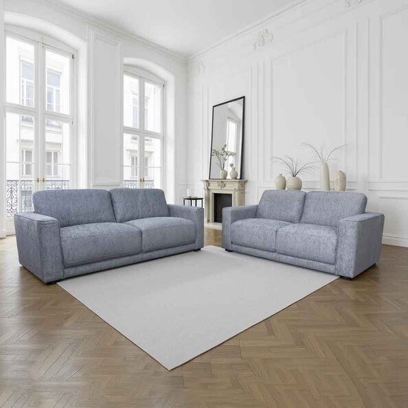 Marqen Fabric 3+2 Seater Sofa Set in Grey