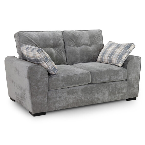 Maxton Fabric 2 Seater Sofa In Grey