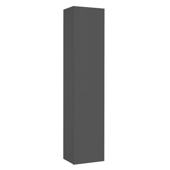 Mcrae Wooden Storage Cabinet With 1 Door In Anthracite
