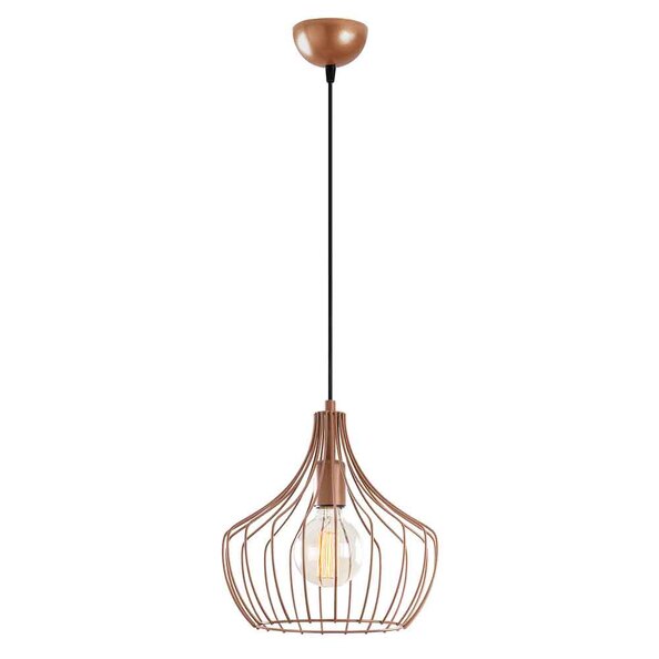Mezop Metal Ceiling Pendant Light in Copper