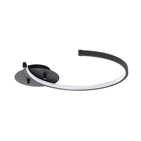 Moon Metal Ceiling Light in Black