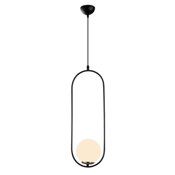 Mudoni Soft-Edge Metal Ceiling Pendant Light in Black and White