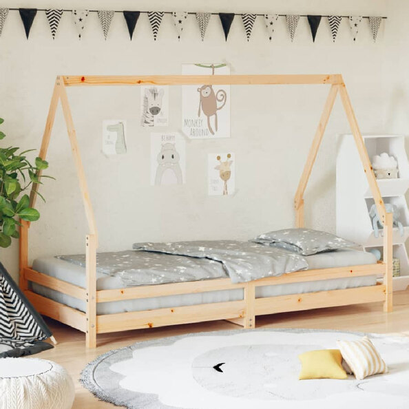 Narva 90x190cm Wooden Children Daybed In Natural