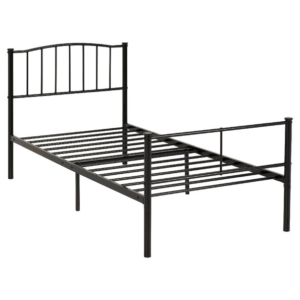 Navarre Metal Single Bed In Black