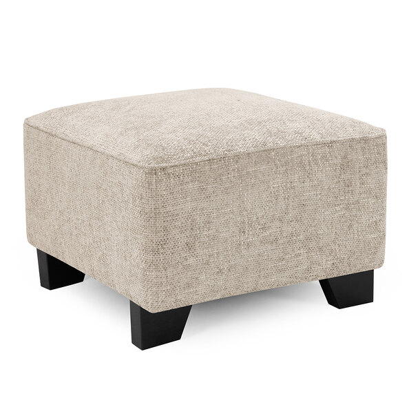 Nepean Fabric Foot Stool In Stone