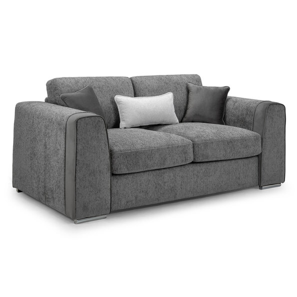 Newnan Fabric 2 Seater Sofa In Grey