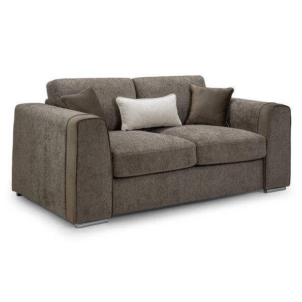 Newnan Fabric 2 Seater Sofa In Mocha
