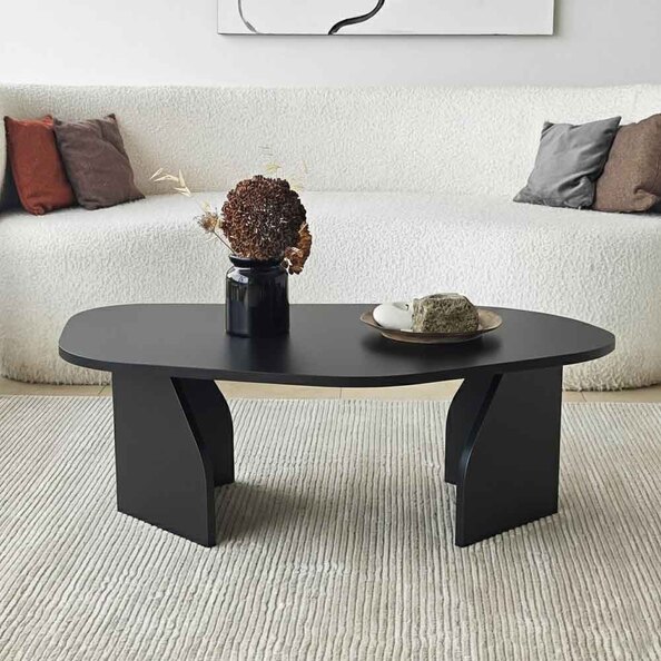 Nova Wooden Coffee Table in Black