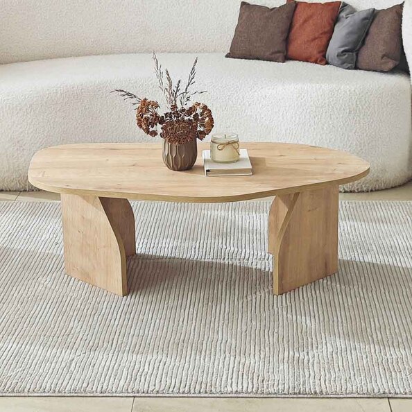 Nova Wooden Coffee Table in Sapphire Oak