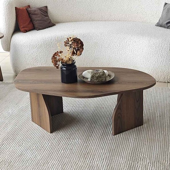 Nova Wooden Coffee Table in Walnut