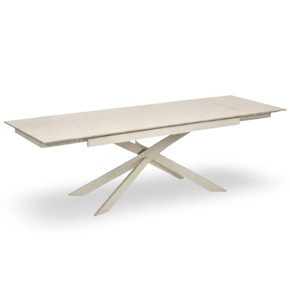 Ocoee Wooden Extending Dining Table in Natural Stone