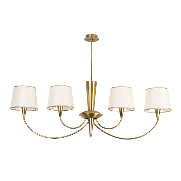 Pardo 4 Light Metal Chandelier Light in Antique