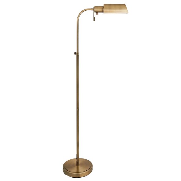 Parma Metal Floor Light In Antique Brass