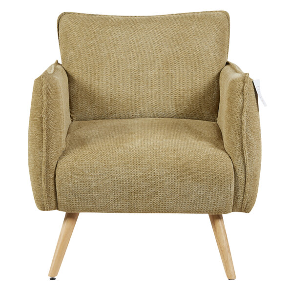 Picton Fabric 1 Seater Sofa - Olive Green