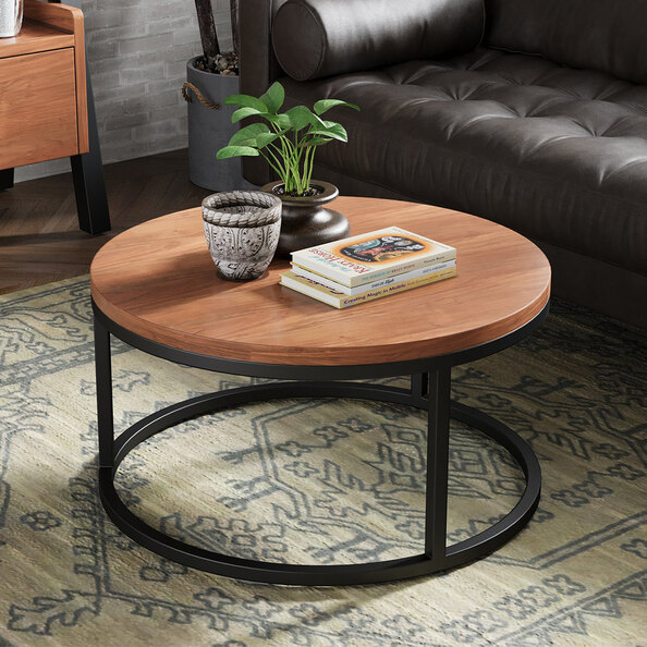 Qimera Large Acacia Wood Coffee Table