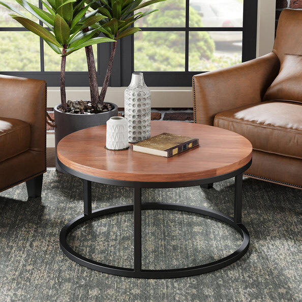 Qimera Small Acacia Wood Coffee Table