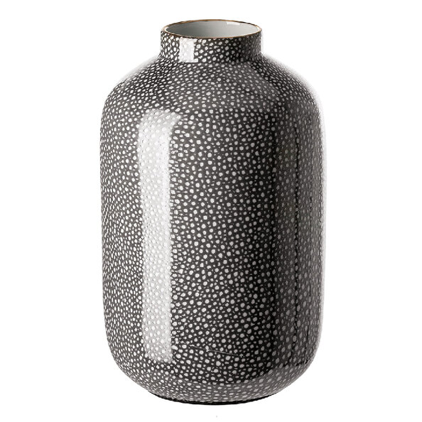 Redford Small Porcelain Vase In Grey And White