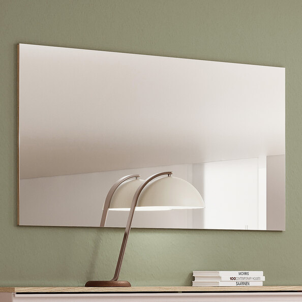 Rirel 1200mm Glass Wall Mirror with Wooden Frame