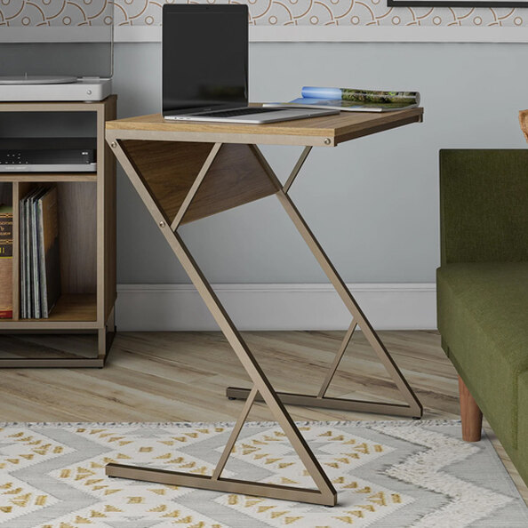 Rockingham Wooden Laptop Desk In Walnut