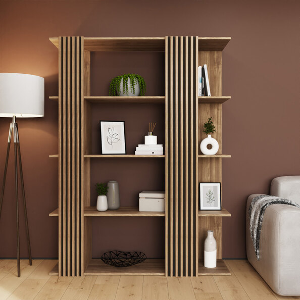 Rowen Wooden Shelving Unit in Oak