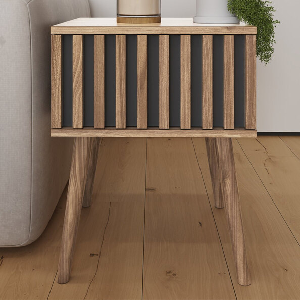 Roxboro Wooden Lamp Table In Oak