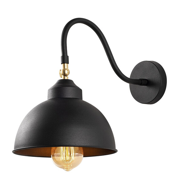 Saglam Metal Wall Light in Black