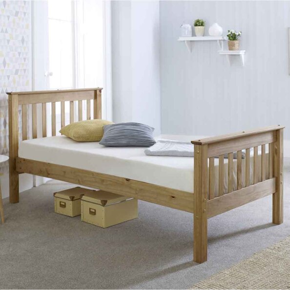Sahuarita Wooden Single Bed In Pine