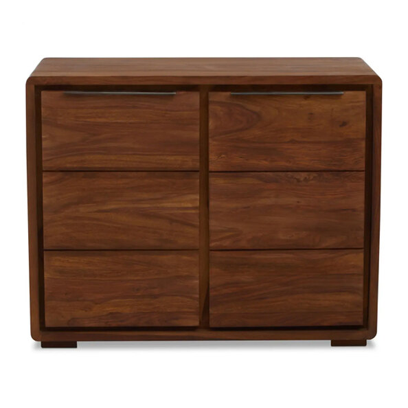 Saki Sheesham Wood Sideboard With 2 Doors In Acacia