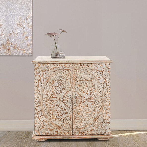 Sazaro Mangifera Storage Cabinet in Brown