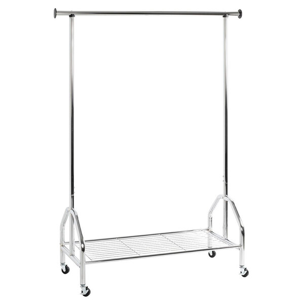 Selbyville Tubular Steel Coat Stand In Chrome