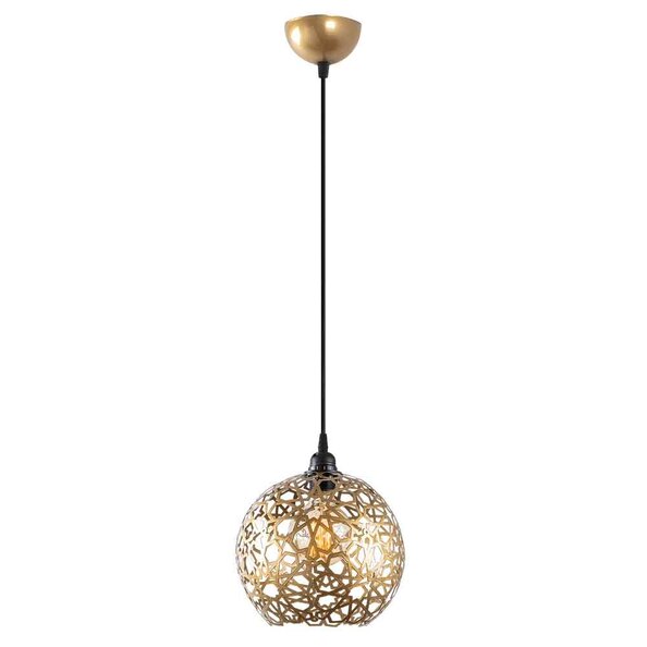 Selcuklu Large Metal Ceiling Pendant Light in Gold