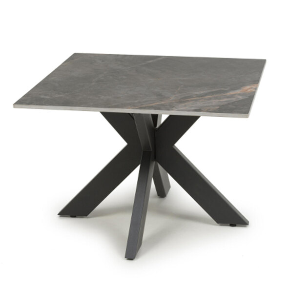 Sendai Ceramic End Table in Grey