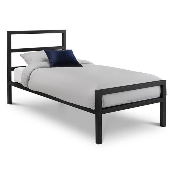 Sevilla Metal Single Bed - Black
