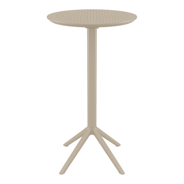 Shipley 60cm Polypropylene Bar Table In Taupe