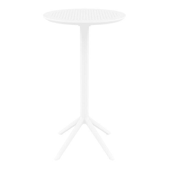 Shipley 60cm Polypropylene Bar Table In White