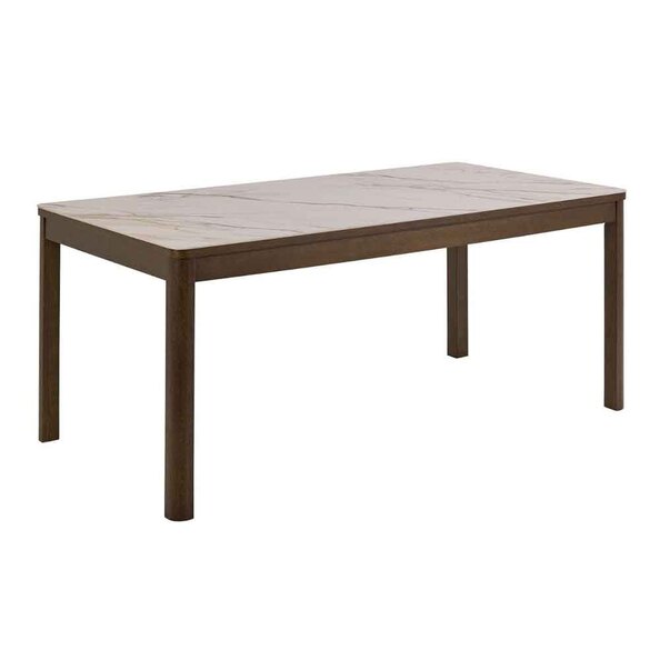 Simcoe Ceramic Top Rectangular Dining Table In Smoked Oak