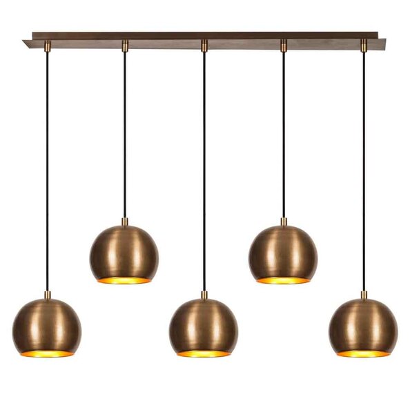 Sivani 5 Light Metal Ceiling Pendant Light in Vintage