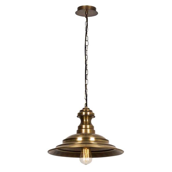 Sivani Drum Metal Ceiling Pendant Light in Vintage