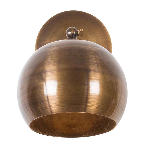 Sivani Flared Metal Wall Lamp in Vintage